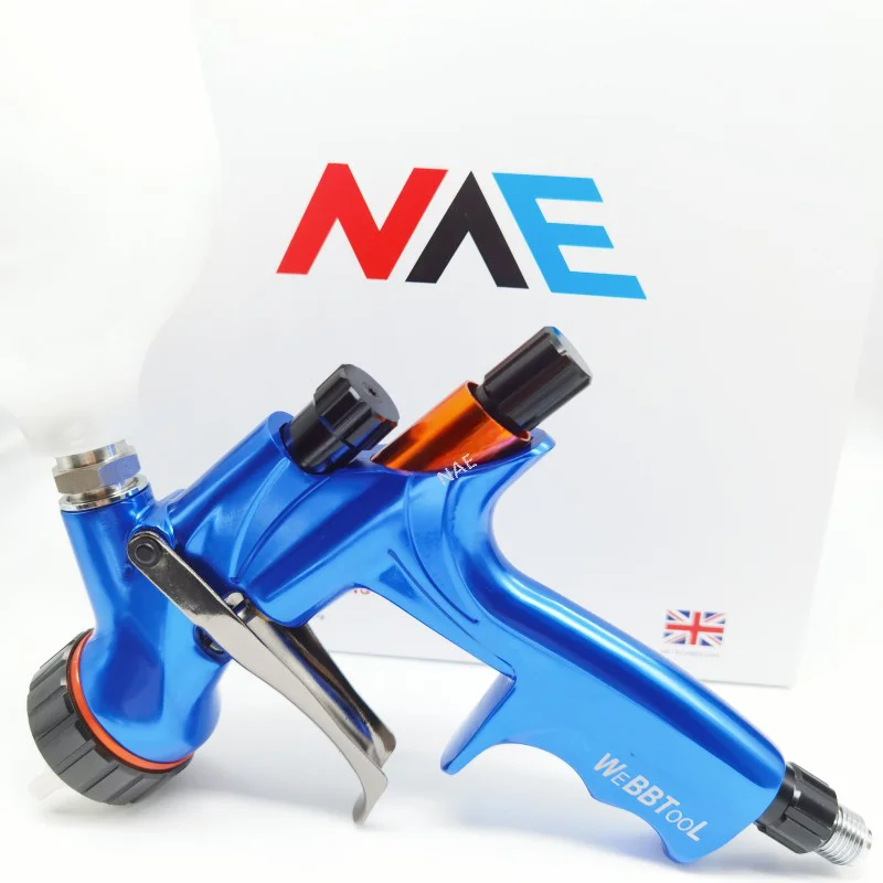 NVE スプレーガン 1.3 ミリメートルステンレス鋼ノズルエアスプレーガン車のスプレーペイント水性塗料ワニススプレーガンエアブラシ