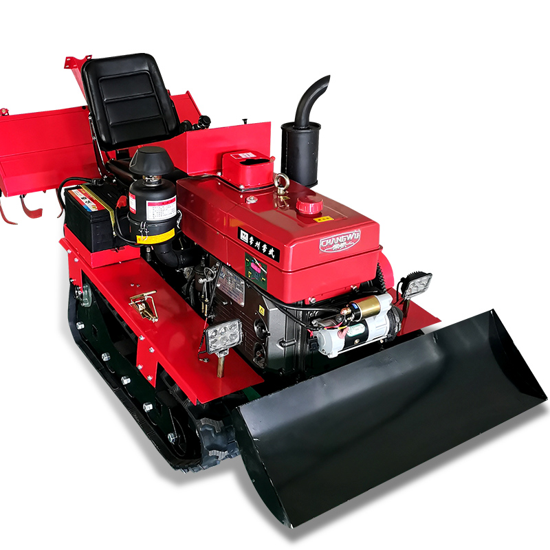 カスタマイズされたミニ 80HP ディーゼルパワーティラー耕運機低メンテナンス農業農業機械クローラートラクター