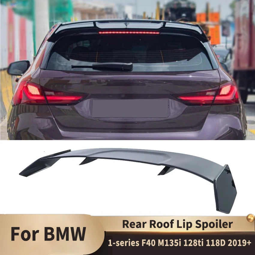 リアルーフリップスポイラーテールウイング BMW 1 シリーズ F40 M135i 128ti 118D MP スタイルハッチバックスポイラー 2019 トランクウイングアクセサリー