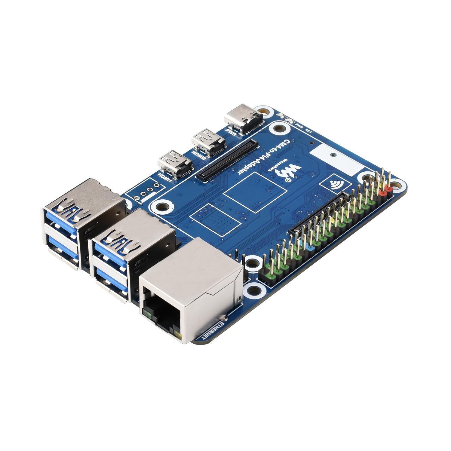 CM4 IOボードキャリア拡張、Pi4B PI4アダプターHAT、Raspberry Pi、Raspberry Pi Compute Module 4 Lite、eMMCプロジェクト、8GB、16GB
