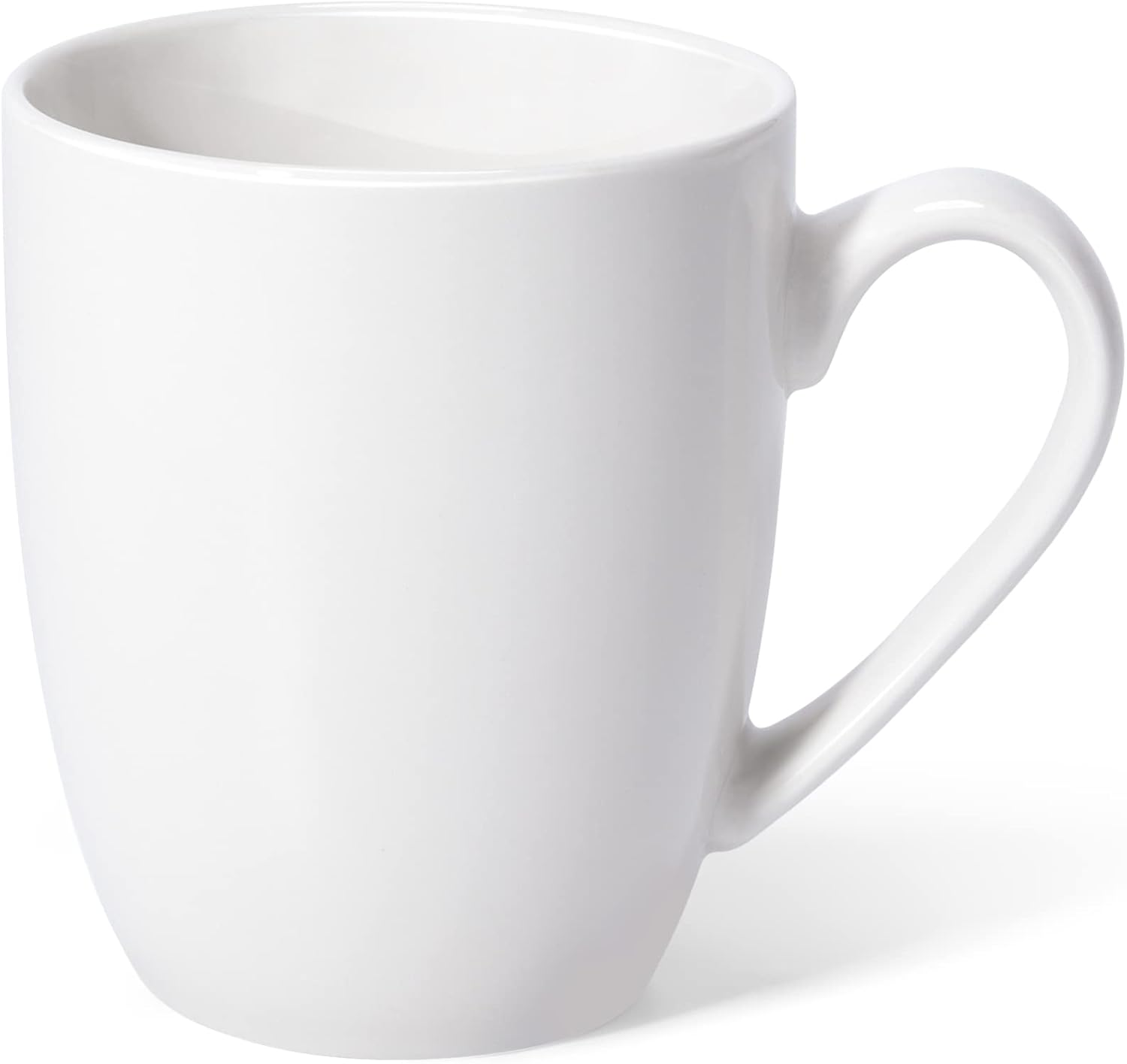 16オンス ラージコーヒーマグ セラミックコーヒーマグ ホワイト コーヒーカップ ティーカップ アイデアギフト 女性 男性 新築祝い ギフト 新しいホームオフィス ホワイト 1パック