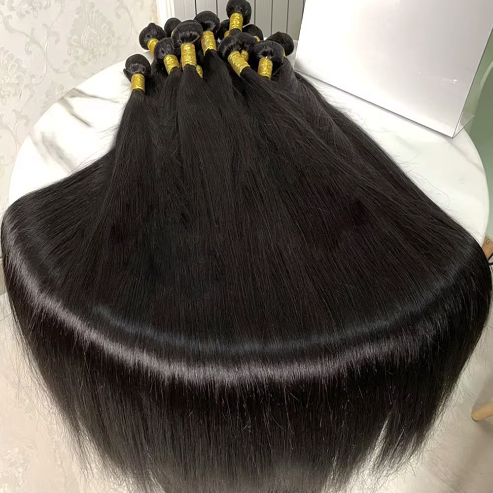 インド人毛バンドル骨ストレート 26 28 30 インチバージン人毛 3 4 バンドル女性縫うクイック織り生ヘアエクステンション