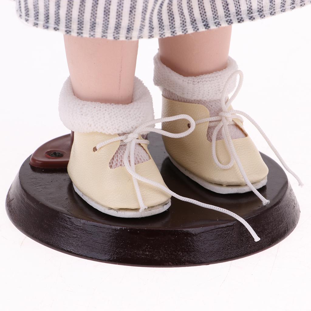 磁器人形グッズ グレーカラー プレミアム ホームデコレーション リボン人形 女の子用 陳列棚