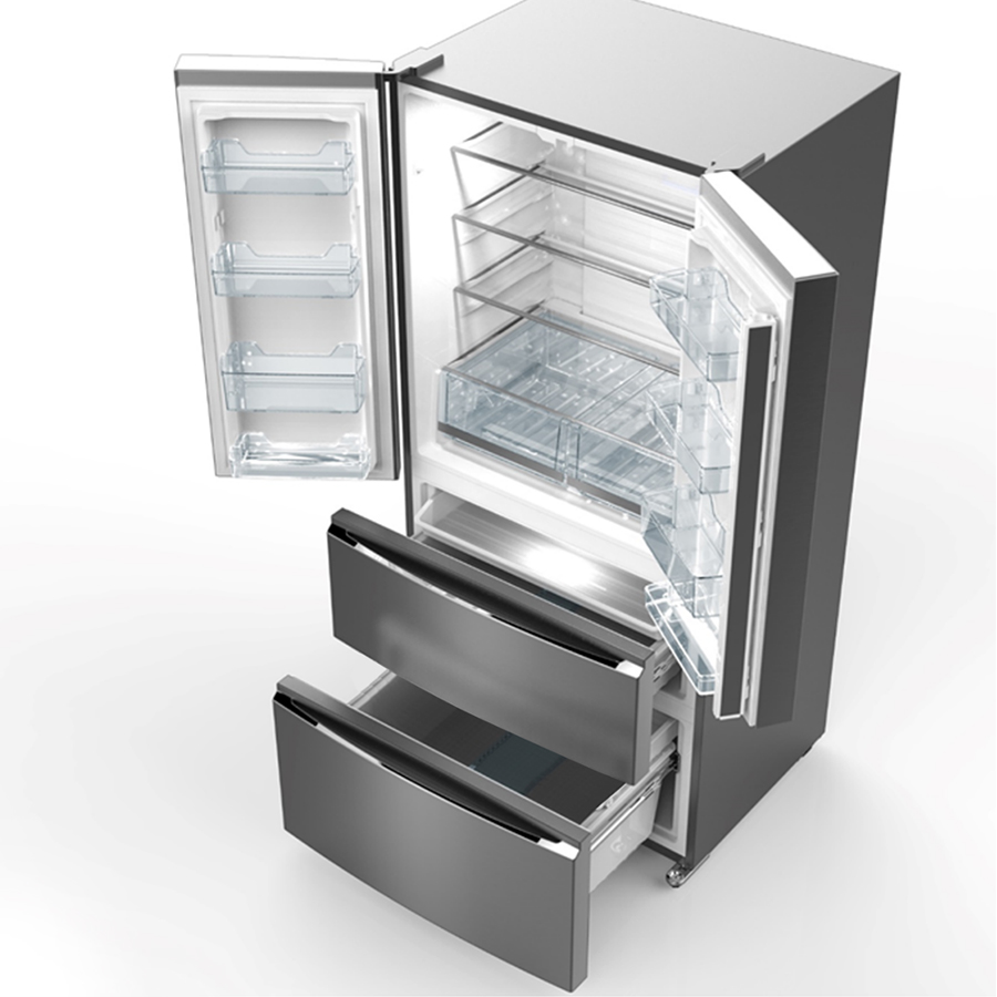 558L Home Use Digital Temperature Control No Frost French Door American Smart Fridge Freezer