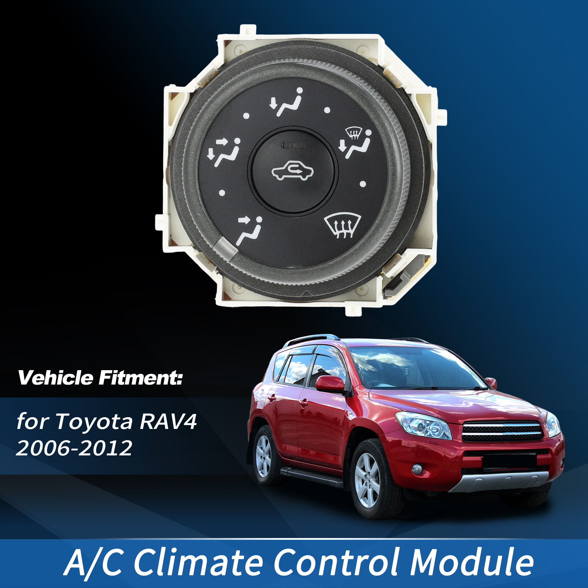 55901-0R010 A/C ヒーター気候制御モジュール トヨタ RAV4 2006-2012 HVAC コントロールスイッチパネル交換用 No.559010R010