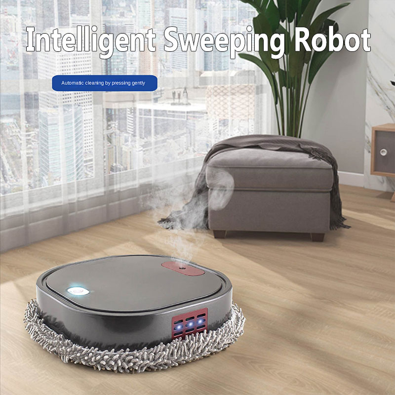 新しい充電式スマートモップロボットスプレークリーナー乾湿両用 3 in 1 スイープおよびモップロボット掃除機家庭用モップロボット