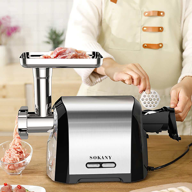 電気肉グラインダー 3200 ワット電力家庭用ソーセージ詰め物野菜チョッパーミンサーコンパクトデザイン家庭用キッチンフードプロセッサー