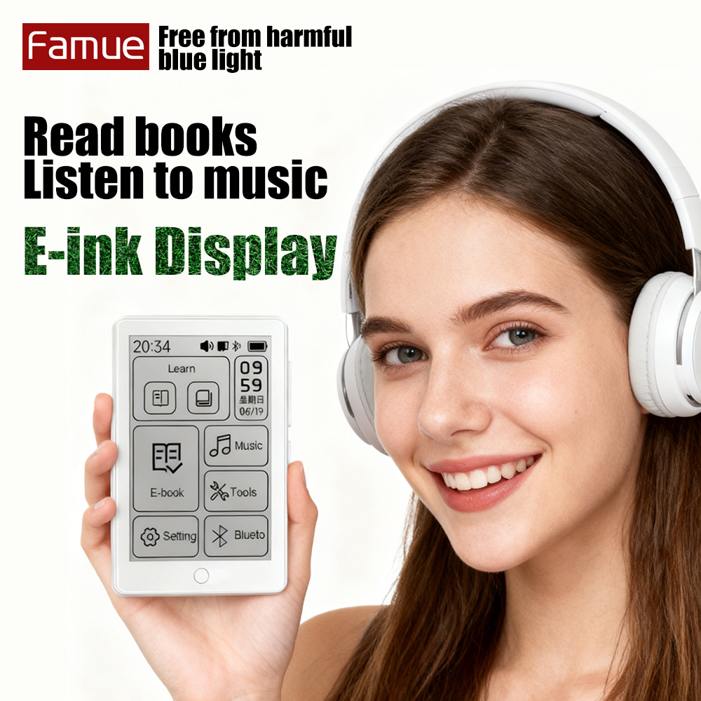 ファミュ BF07 E インク電子リーダー電子ブックミニ 2.7 インチ 32 ギガバイトポータブル MP3 プレーヤー教室音声録音アウトドアスポーツ夜の読書
