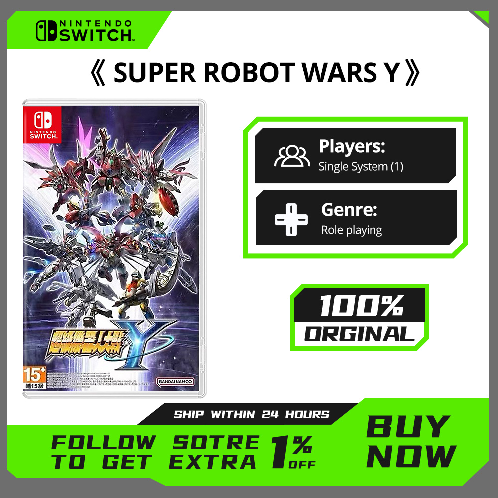Nintendo Switch ゲーム - スーパーロボット大戦 Y - スイッチコンソール用の 100% オリジナル物理ゲームカードゲーム