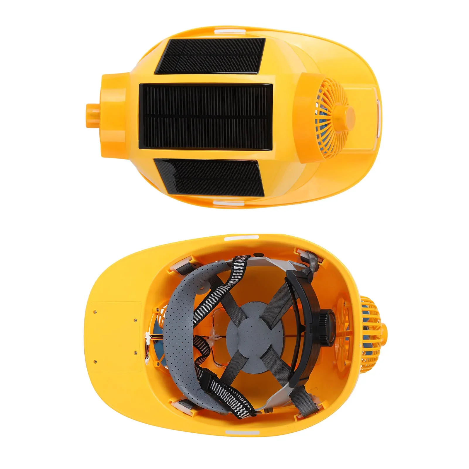 耐久性のあるハード帽子ダブルファンヘルメットライトソーラー安全ヘルメット建設ホームセンター帽子用品