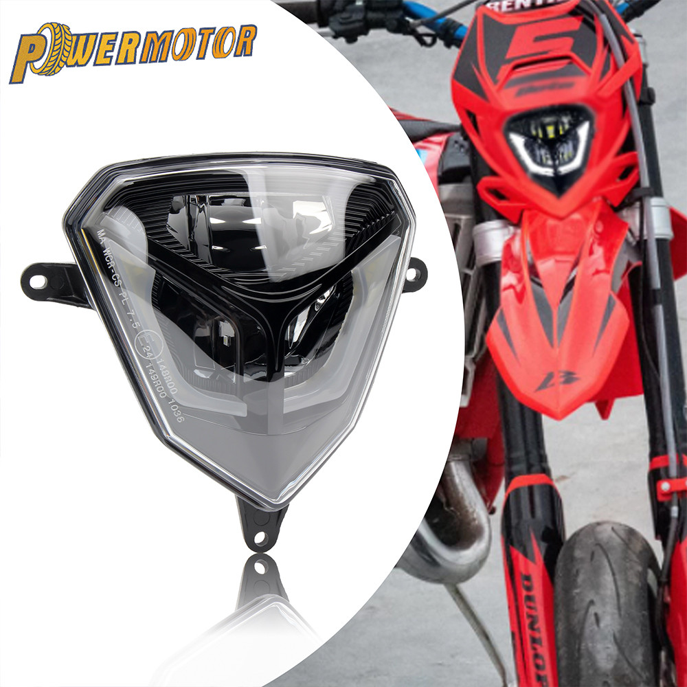 ベータ RR 125 200 250 300 350 390 430 480 Xtrainer 2020-2025 オートバイ LED ヘッドライトエンデューロレーシングモトクロスアクセサリー
