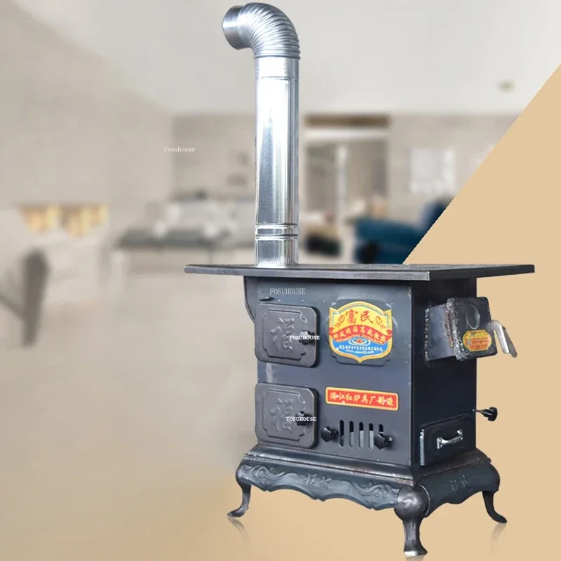 家庭用屋内暖炉ミニマリスト Chimeneas 薪ヒーターストーブ屋外キャンプ焚き火パーティー鋳鉄冬火鉢