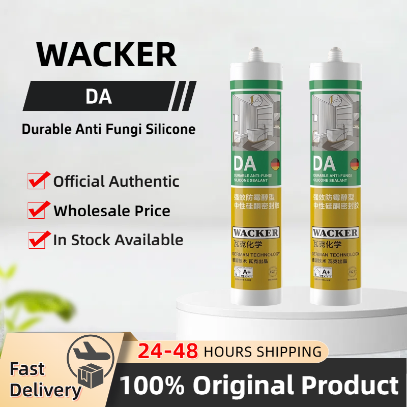 オリジナル WACKER DA 耐久性のある抗真菌シリコーンシーラント、優れた接着性中性ガラス接着剤 300 ミリリットル