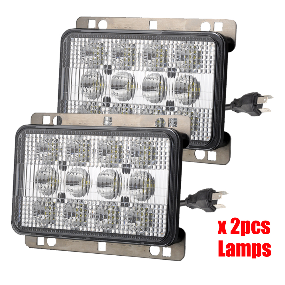 6x4 60W 12V LED シールドビーム John Deere 6215、6415、6615、6715、6230、6330、5310、5076E、5082E、5083E、5090E、5101E RE269110