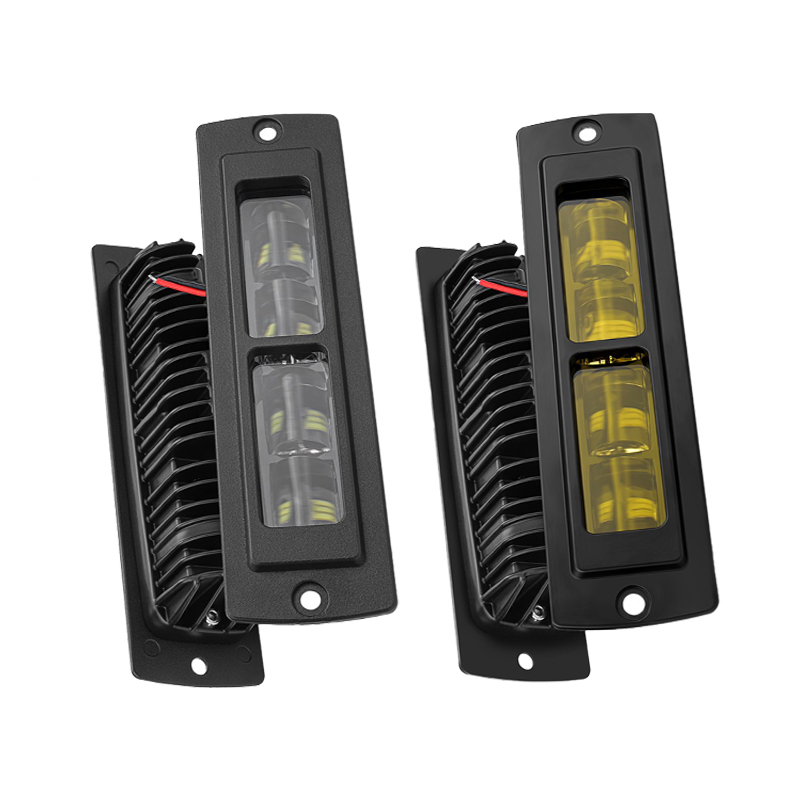 オフロードフロント LED 補助ヘッドライトバー 7 インチフラッシュマウントワークランプ 6D レンズヘッドライト SUV ATV トラクタートラックボート 12V 24V