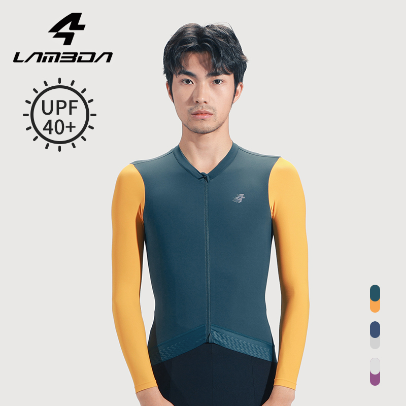 LAMEDA メンズサイクリングジャージ長袖プロフェッショナル MTB シャツ高反発ロードバイクジャージー速乾自転車服春