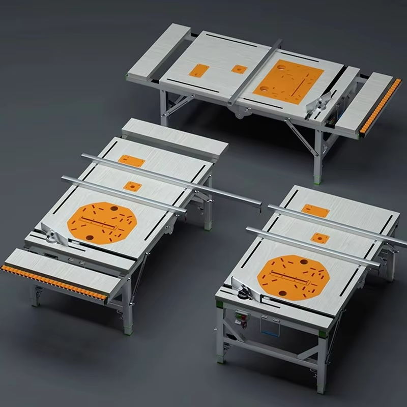 多機能木工ワークベンチ小型鋸テーブルポータブル折りたたみ鋸テーブル装飾 DIY 折りたたみワークベンチ 80*120 センチメートル