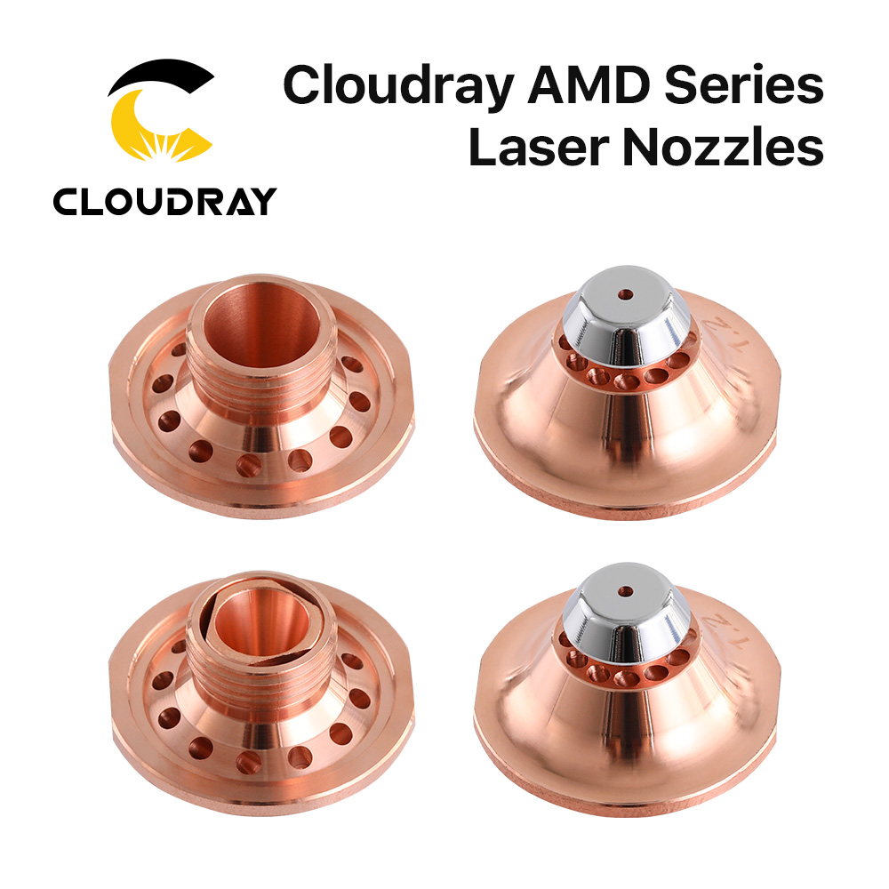 Cloudray レーザー切断ノズル AMD B タイプ D25 H20 M12 シングルダブルクロームノズル 1064nm ファイバー切断機用