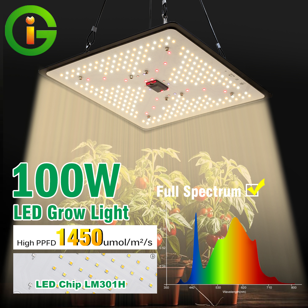 LM301H フルスペクトル LED 成長ライト EU プラグダイオード LED IR UV 量子植物ランプ温室水耕種子成長用