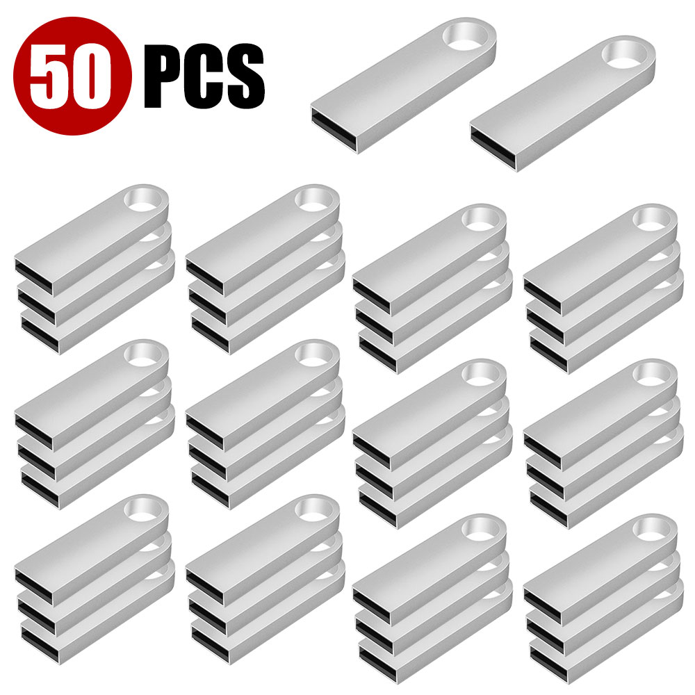50 ピース/ロット無料カスタムロゴ金属 USB ペンドライブ 1 ギガバイト 2 ギガバイト 4 ギガバイト 8 ギガバイト 16 ギガバイト音楽フラッシュペンドライブ 32 ギガバイトのメモリスティック会社ギフト U ディスク