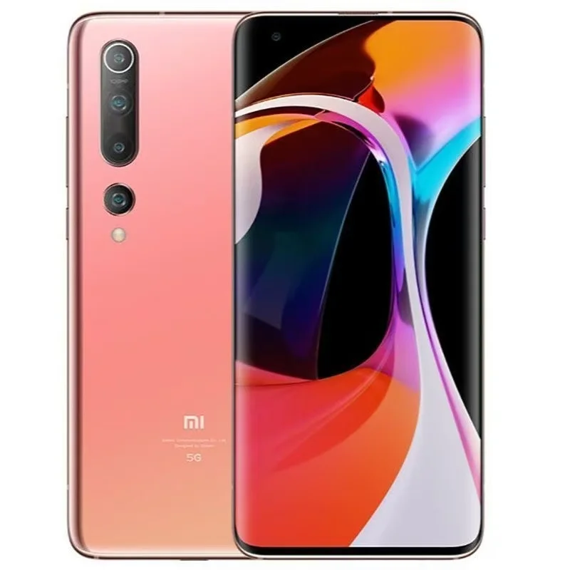 Xiaomi 10 Android 6.67 インチ 5G スマートフォン Qualcomm Snapdragon 865 RAM 12GB ROM 256GB 4780 mAh グローバル ファームウェア HyperOS 1.0 108mp