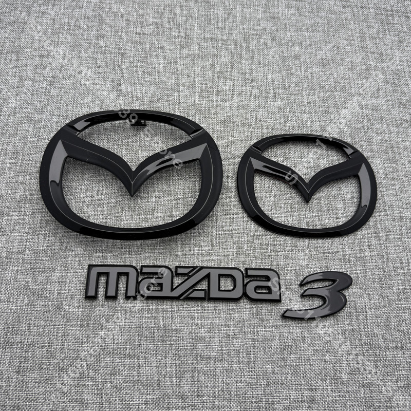 マツダ車のフロント/リアブーツバッジフードトランクエンブレムステッカーアクセサリーボディ交換マツダ 3 マツダ 6 リアテール再装着