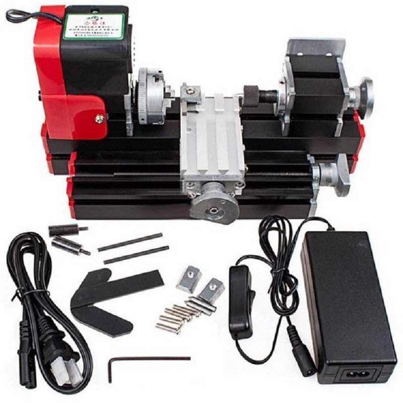 ミニ木工旋盤 12V DC 2A 24 ワット多目的 20000rpm 金属回転旋盤機木工ツール DIY ツール