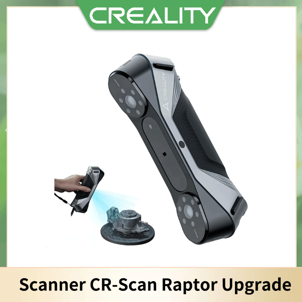 Creality 3D スキャナ CR-Scan Raptor アップグレード 0.02mm 計測精度 ブルーライト/NIR デュアルモード 手振れ防止 60fps スキャン