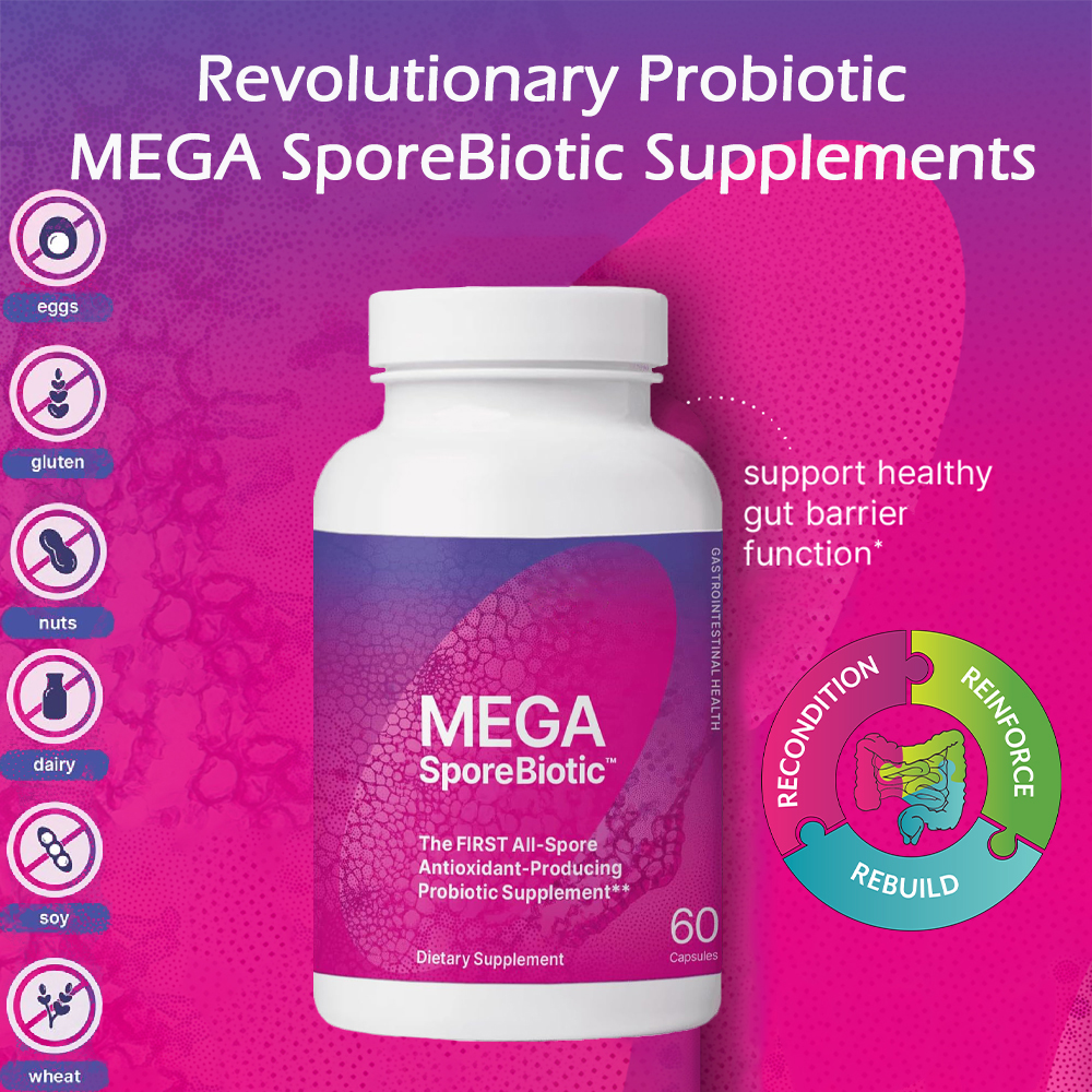 MegaSporeBiotic 消化器用プロバイオティクス カプセル
