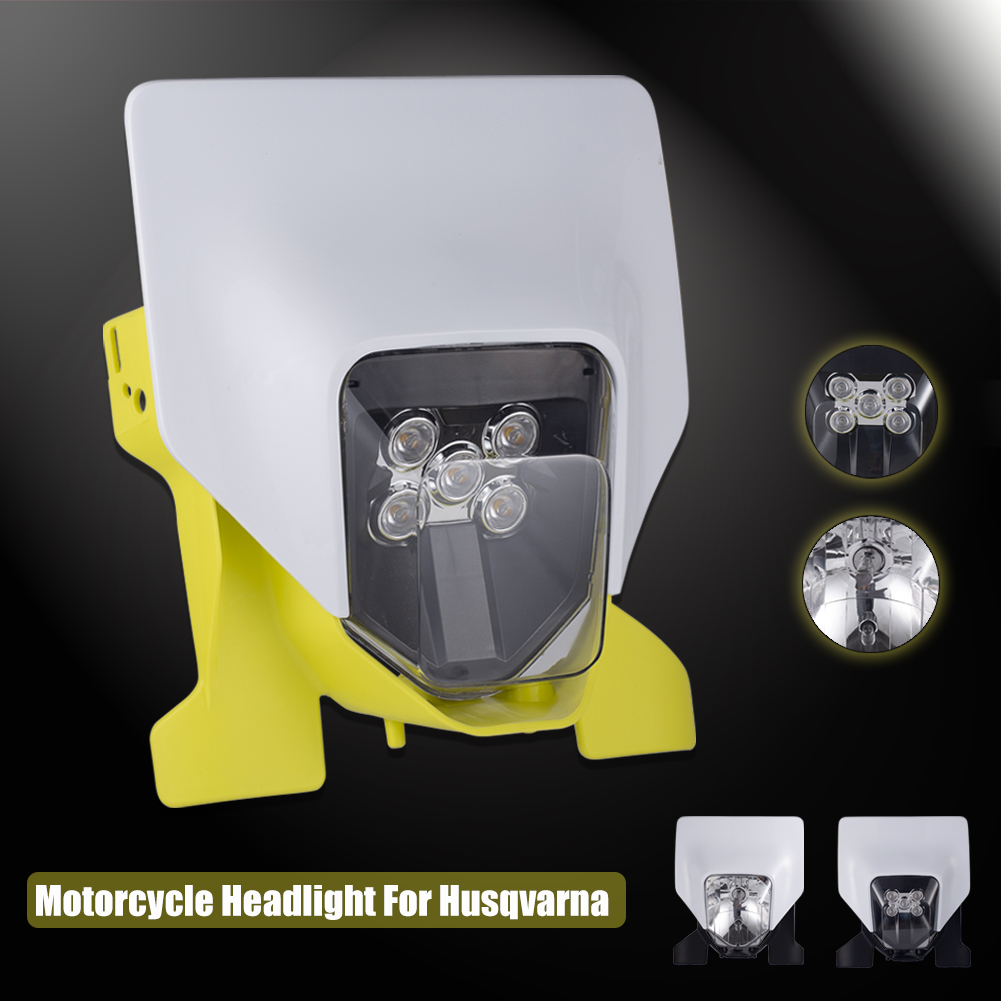 オートバイのヘッドライトハスクバーナ TE150I TE250I TE300I TE FE 250-501 2020 2021 2022 2023 エンデューロダートバイクランプライトハンドガード