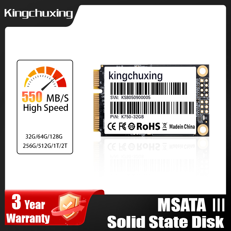 Kingchuxing Ssd MSATA SSD 2 TB ソリッドステートディスク 1 TB 512 ギガバイト 256 ギガバイト 128 ギガバイトハードドライブラップトップノートブック SSD52777