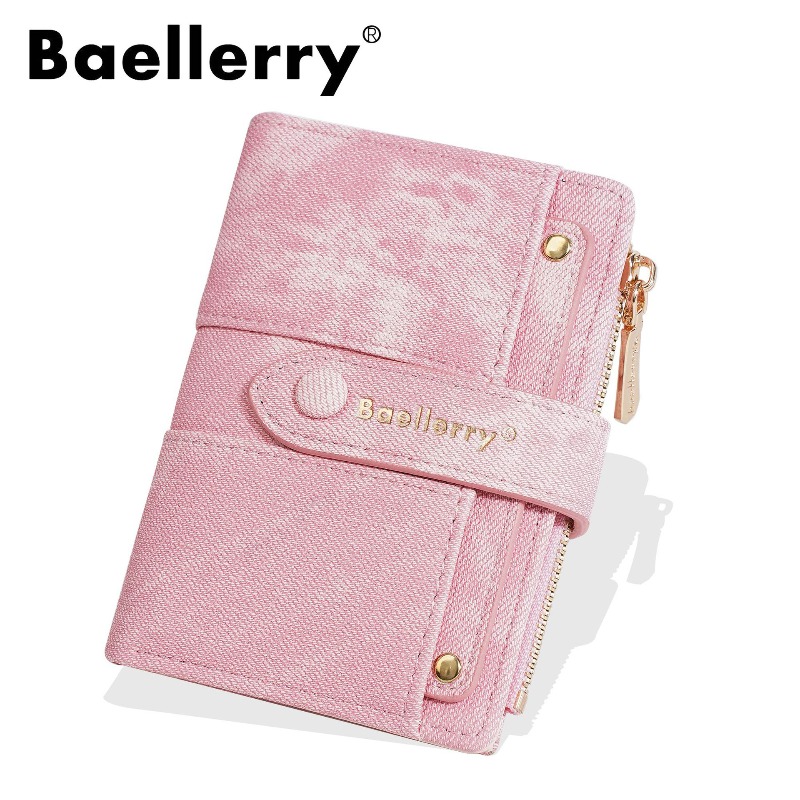 Baellerry 新しいキャンバスレディース財布大容量ホルダーフォトバンクカードクレジットカードドライバーの収納バッグ