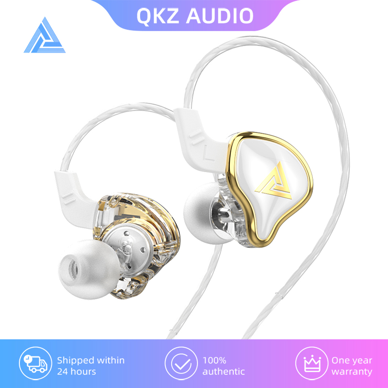 オリジナル QKZ AK6 ARES/DMX/AKX イヤホン HIFI 重低音インイヤーモニター有線ヘッドフォンマイクノイズキャンセルスポーツゲーム音楽