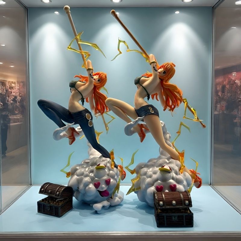 在庫 30 センチメートルワンピースアニメフィギュアナミアクション置物変態 Pvc 像モデルルームコレクション装​​飾おもちゃ装飾品ギフト