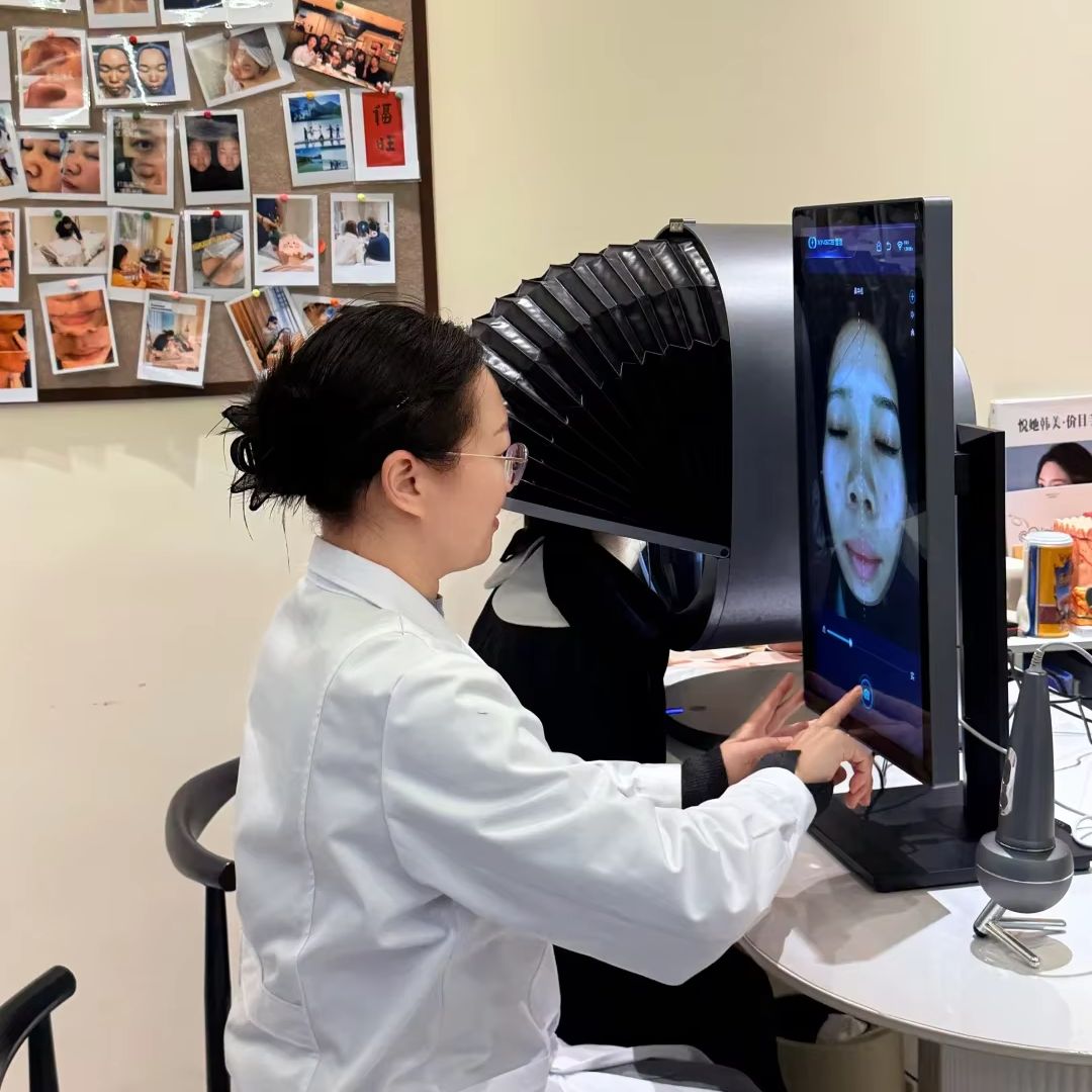 3D マジック Ai 顔テスト X5 ProMirror 木製ランプにきびスキャナー皮膚検出器肌アナライザー顔テスター顔分析機