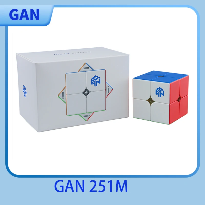 【JudyCube】GAN 251 M Pro 2x2 磁気スピードキューブ プロフェッショナル GAN Cube 251M AIR パズル GAN 249 V2 ストレス解消おもちゃ ガンキューブ