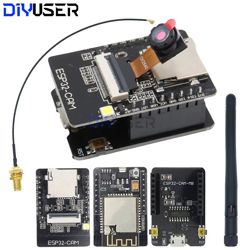 ESP32-CAM-MB WiFi モジュールシリアル to WiFi ESP32 CAM 開発ボード 5V Bluetooth OV3660 / OV2640 カメラ DIY