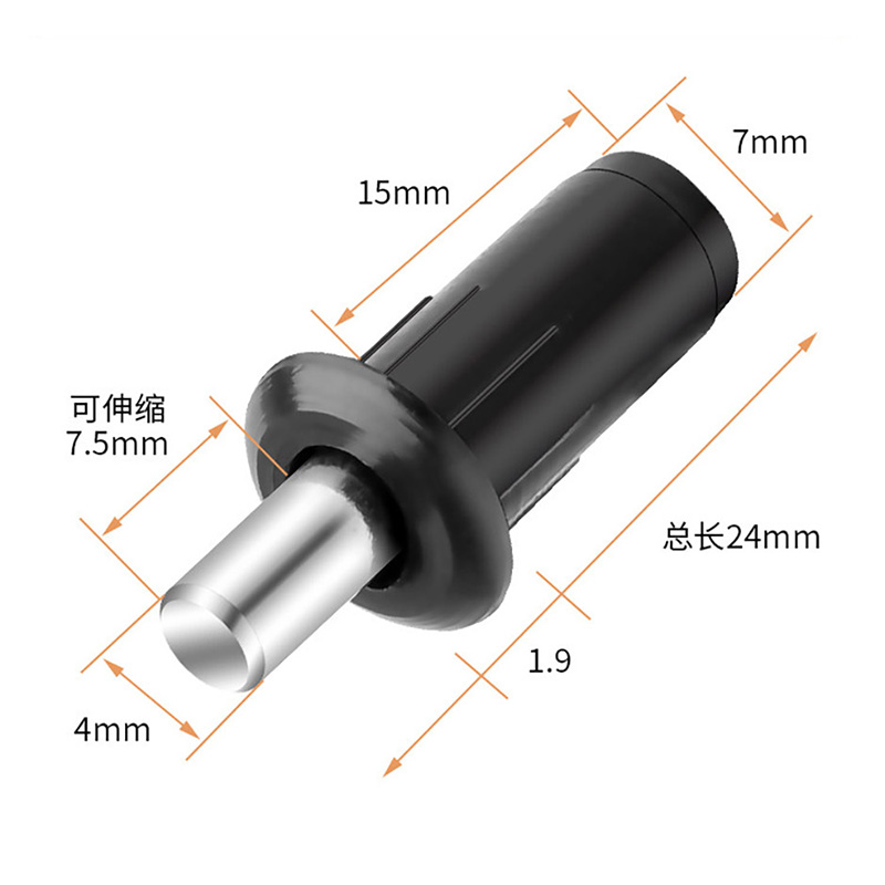 スプリング軸家具コネクタキャビネットドアアクセサリードアピンスプリングパーティションピンプラスチック伸縮式上部下部ドア軸