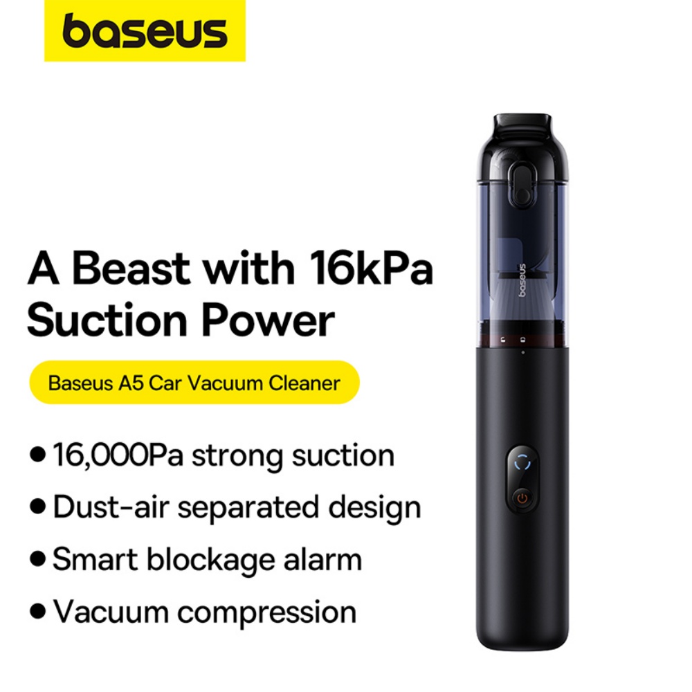Baseus A5 16000Pa ワイヤレス車用掃除機強力なポータブルハンドヘルド自動車用ミニ掃除機車用ホーム PC マシン