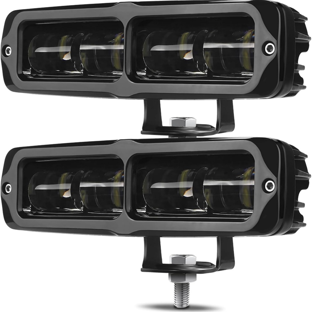 2 個 6 "インチ LED ライトバーオフロードドライビングライトワークランプフォグランプオートバイ 4X4 ATV SUV トラックトラクター 12V 24V