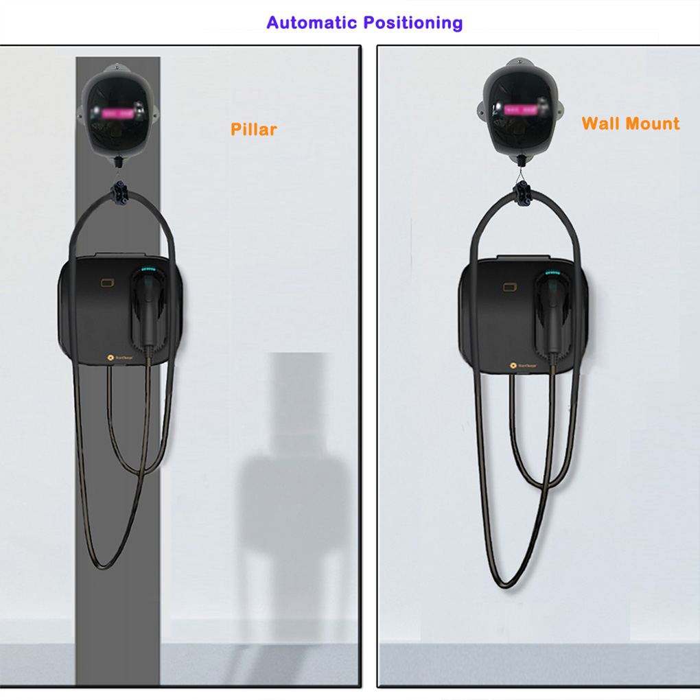 EV 充電ケーブル自動リトラクター 2 キロ/2.5 キロプルワイヤーアップデバイス EV 充電器電気自動車の充電器コードオーガナイザー