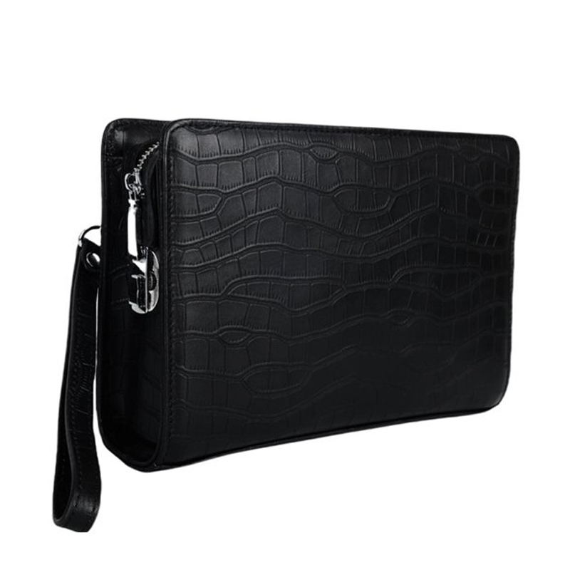 Business Men's bag Real Cowhied Leather Crocodile Pattern men Clutch Bag Password lock envelope bag Wallet сумка 가방 정품