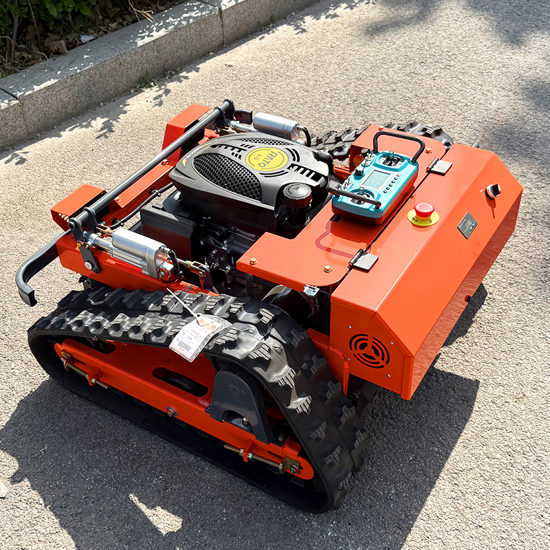 カスタマイズされた中国製 SPYDER フロントフレイル 800mm ディーゼルリモートコントロール芝刈り機