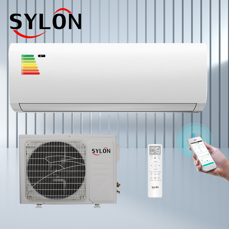Sylon ミニスプリット壁掛け 9000 12000Btu エアコン中東 T3 低騒音エアコン条件家庭用