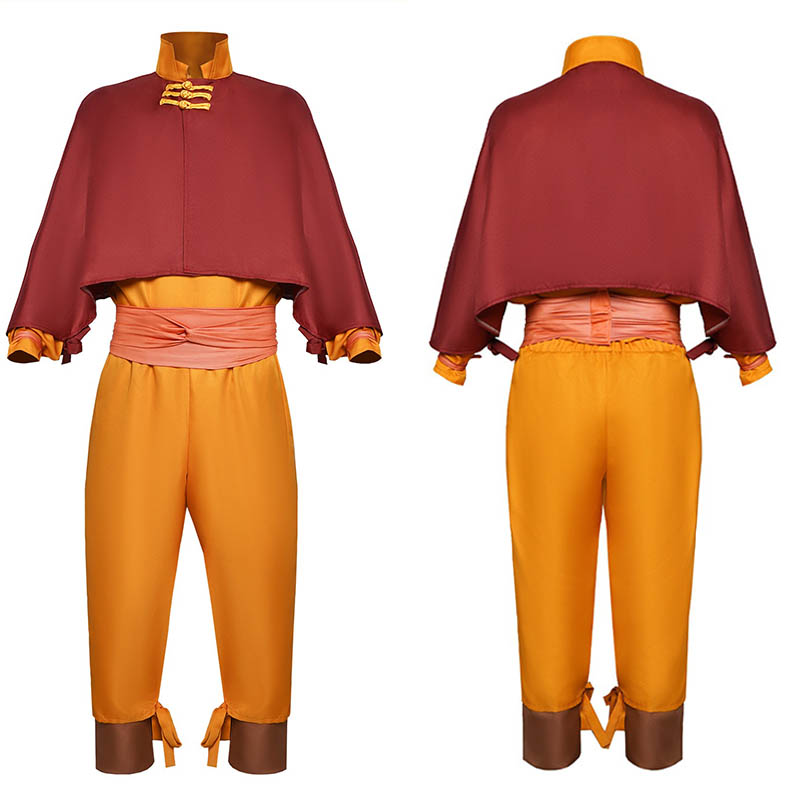 Aang コスプレ衣装 2024 Editio アバター 伝説の少年アン ロールプレイ ハロウィン アニメ コミコン アバター衣装