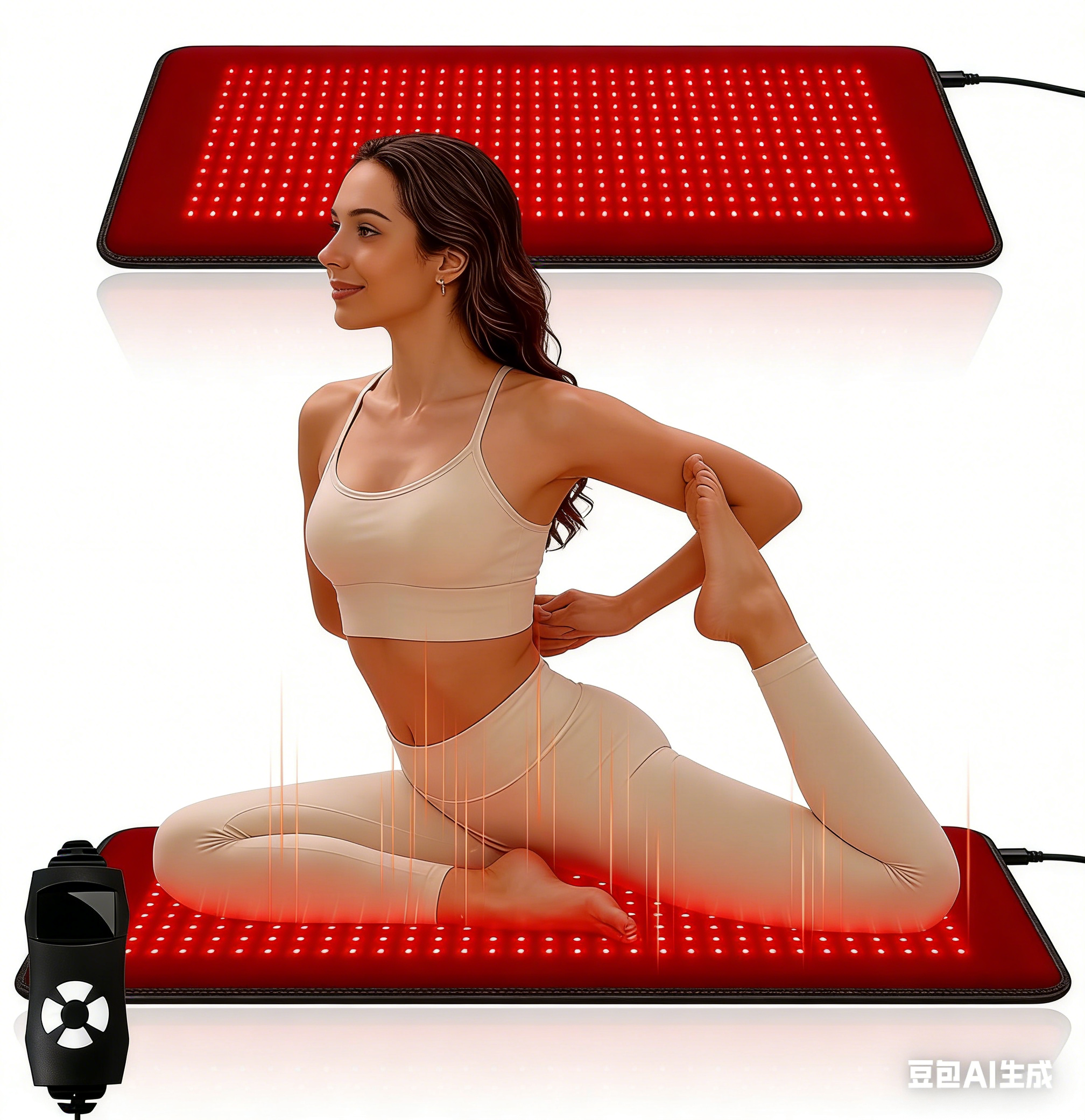 ボディ用赤色光療法マット、360 LED 850