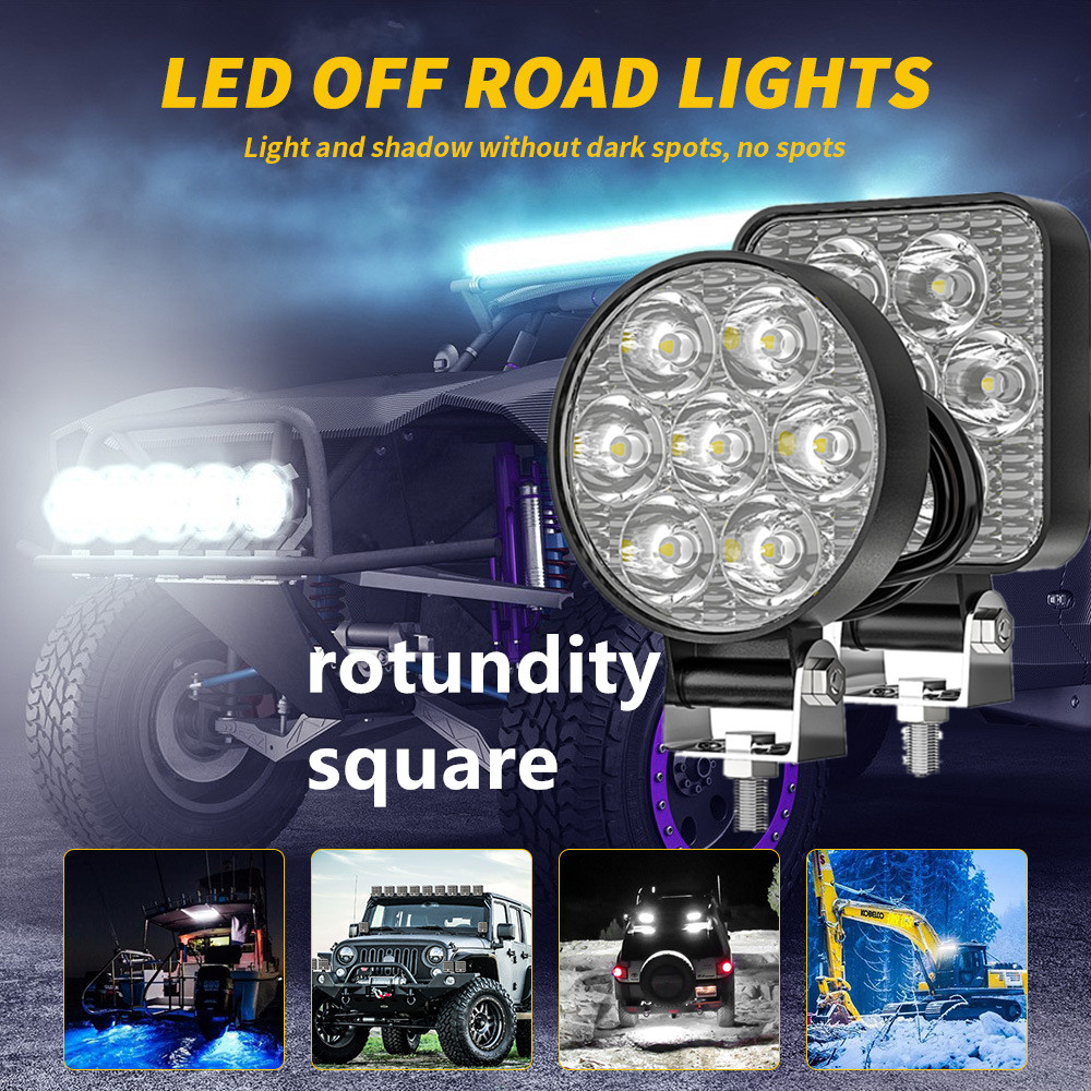 ユニバーサル車のワークライトミニ 12-24V LED オフロードトラック運転ランプオートバイジープスポットライト 6500K 屋外スポットライト