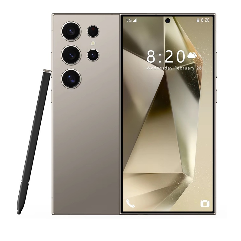 2025 新しい S24 ウルトラロック解除 Android スマートフォングローバルバージョン 16 ギガバイト + 1 テラバイト 7.3 インチデュアル Sim 大画面 5 グラム携帯電話