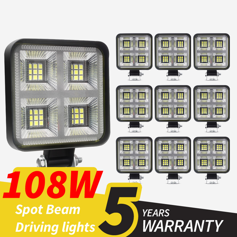 LED バーワークライト SMD スポットライトオートバイジープトラック車 SUV ATV Barra LED ヘッドライト 4X4 オフロード 12V 24V Barra 補助