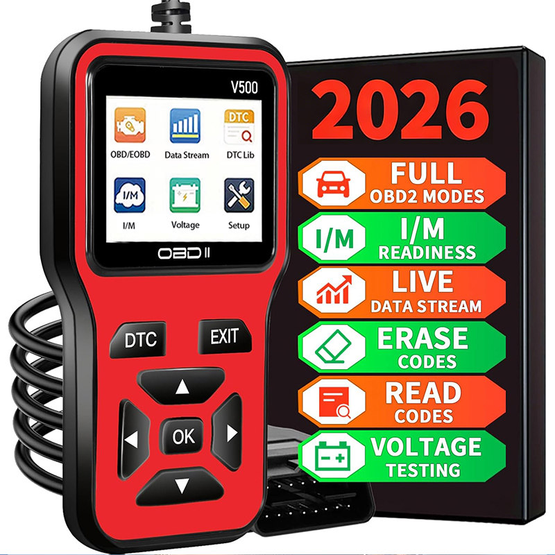 車 OBD2 スキャナ 2026 ユニバーサル診断ツールコードリーダー専門機械エンジンシステム故障診断バッテリーテスター